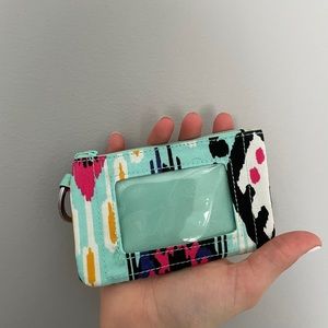 vera bradley zip id pouch